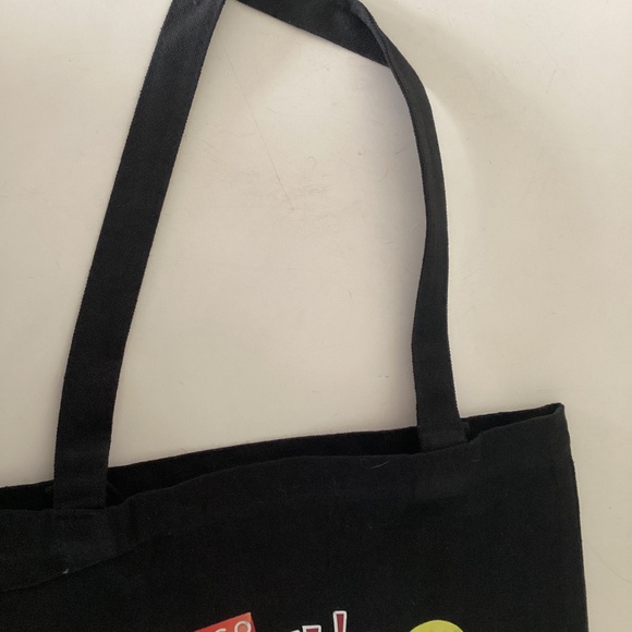 Bingo tote bag with handles black - Picture 2 of 2